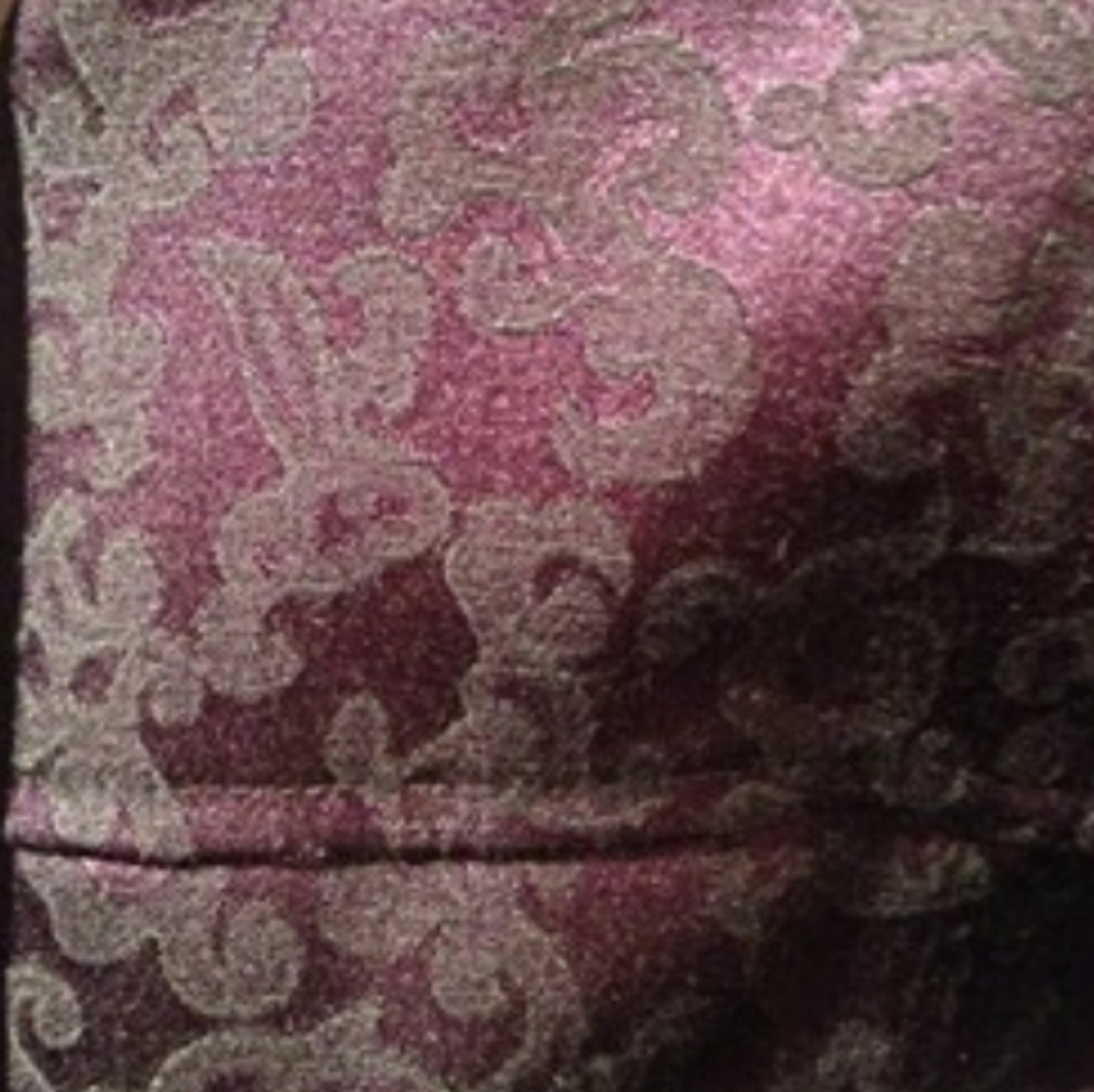 DAMASK PRINT TAILORED JACKET - Picture 3 of 5